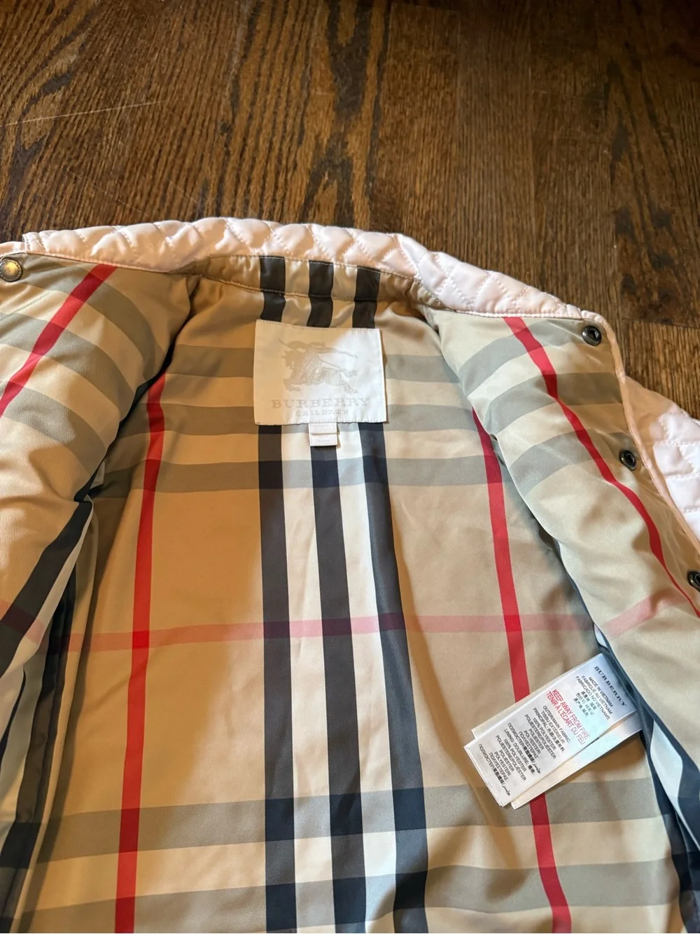 Burberry quilted puffer